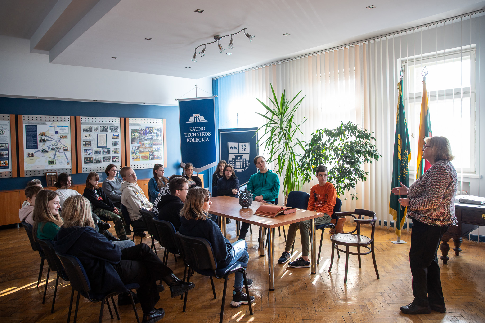 Skirsnemunės Jurgio Baltrušaičio mokyklos mokinių vizitas