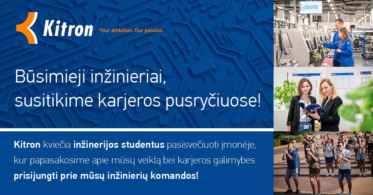 Kitron Group karjeros pusryčiai