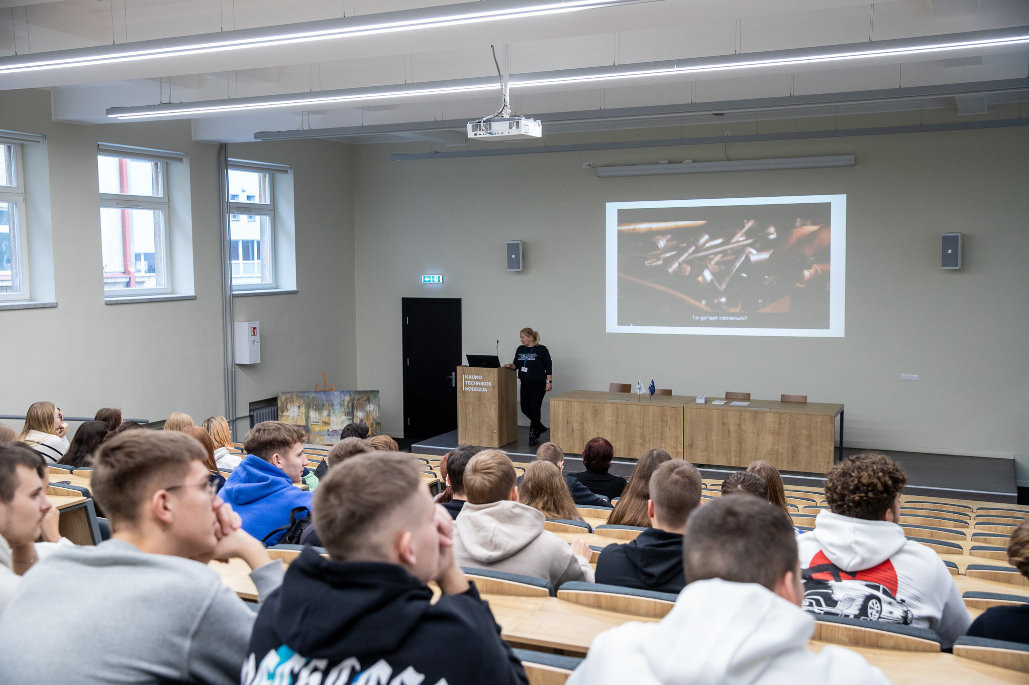 Panevėžio Juozo Miltinio gimnazijos vizitas