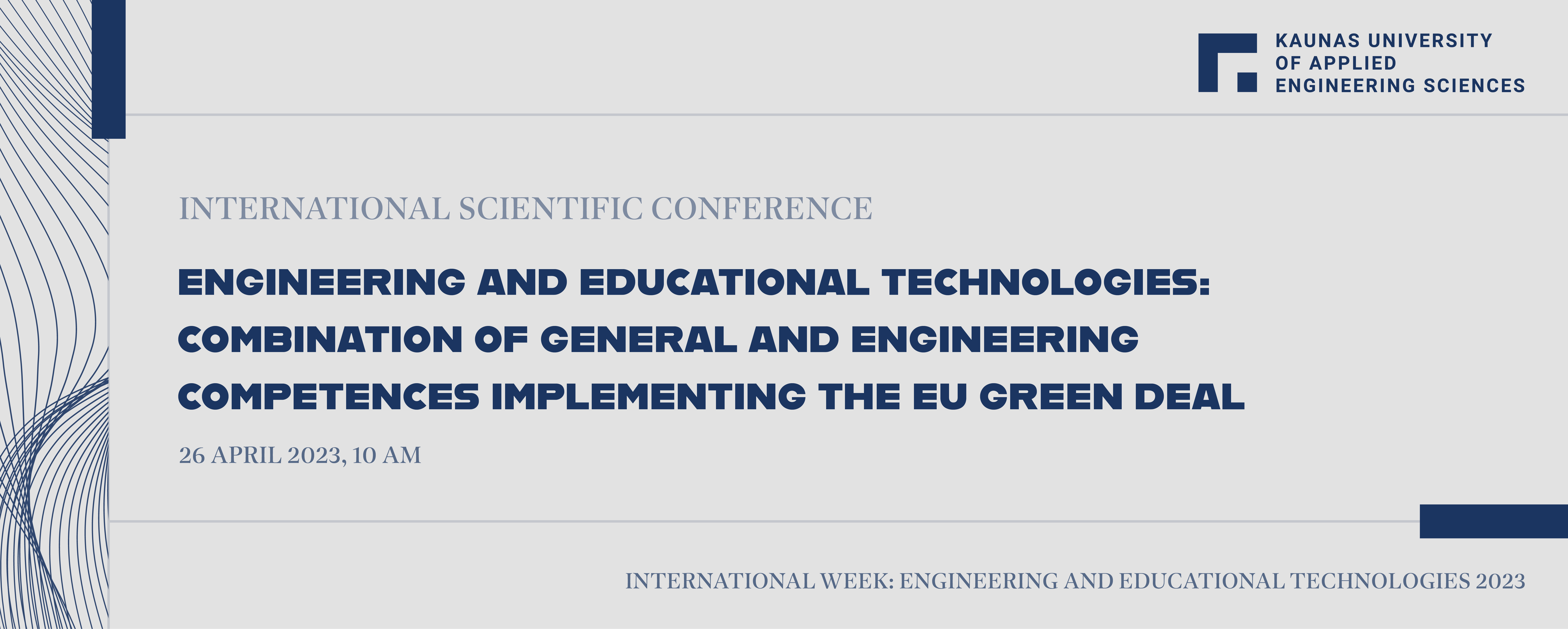 SCIENTIFIC CONFERENCE WILL BE HELD DURING THE INTERNATIONAL WEEK