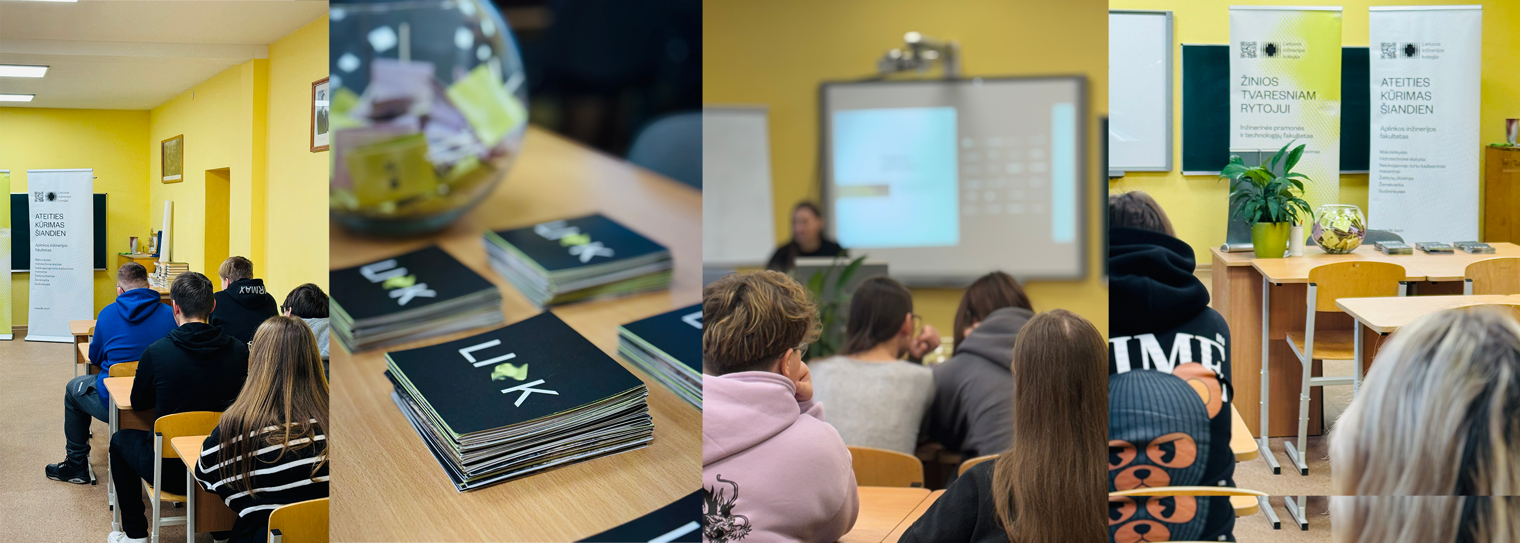 LIK atstovės pristatė inžinerines studijas Šiaulėnų M. Šikšnio gimnazijoje