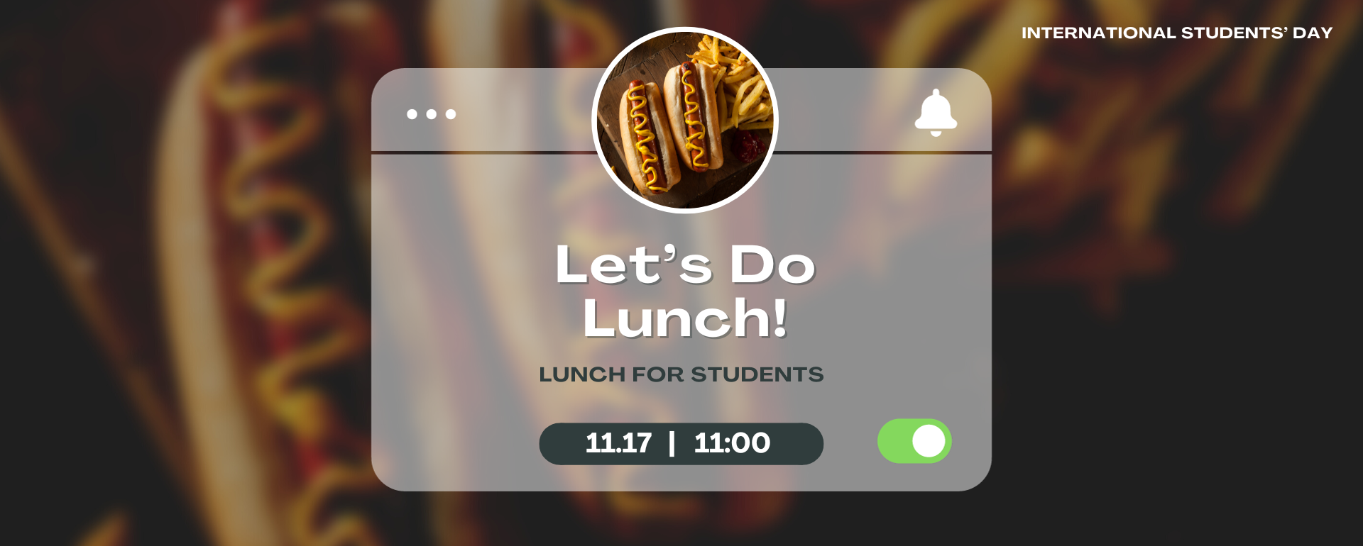 LET'S DO LUNCH!