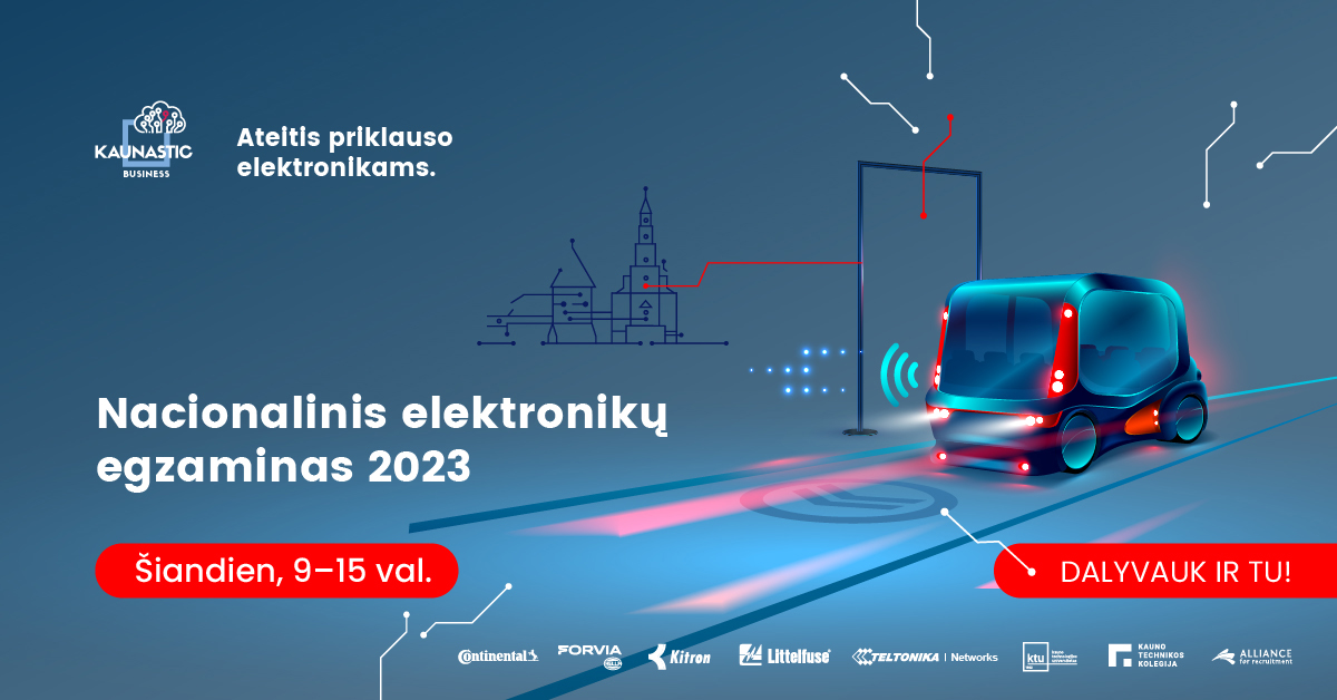 Prasidėjo nacionalinis elektronikų egzaminas