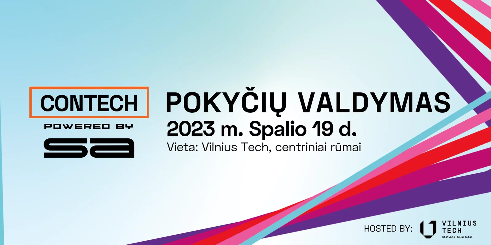 Spalio 19 d. CONTECH konferencija „Pokyčių valdymas“