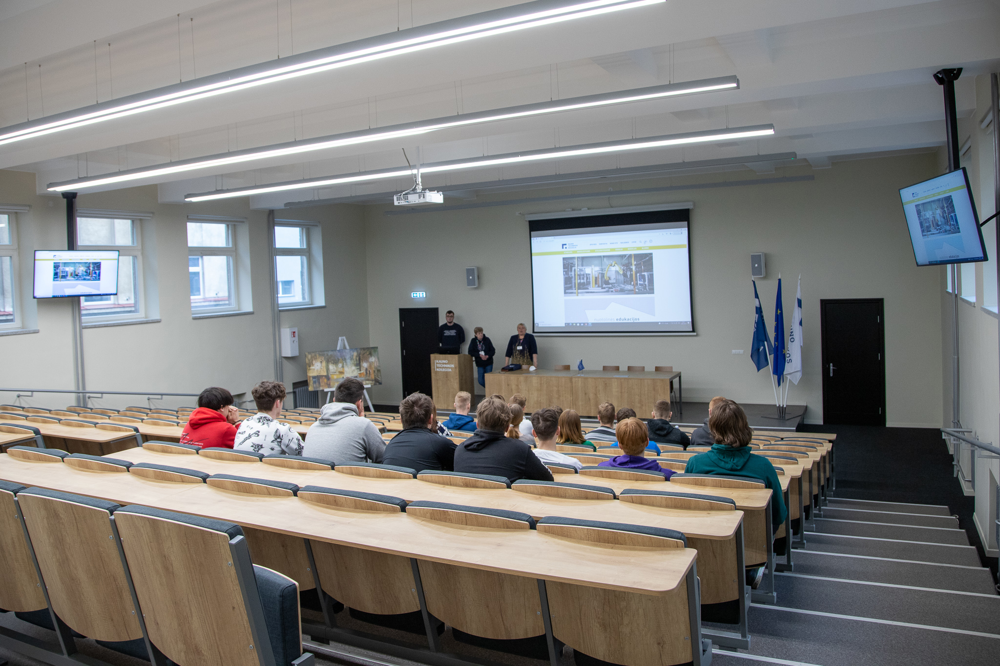 Griškabūdžio gimnazijos moksleiviai Lietuvos inžinerijos kolegijoje