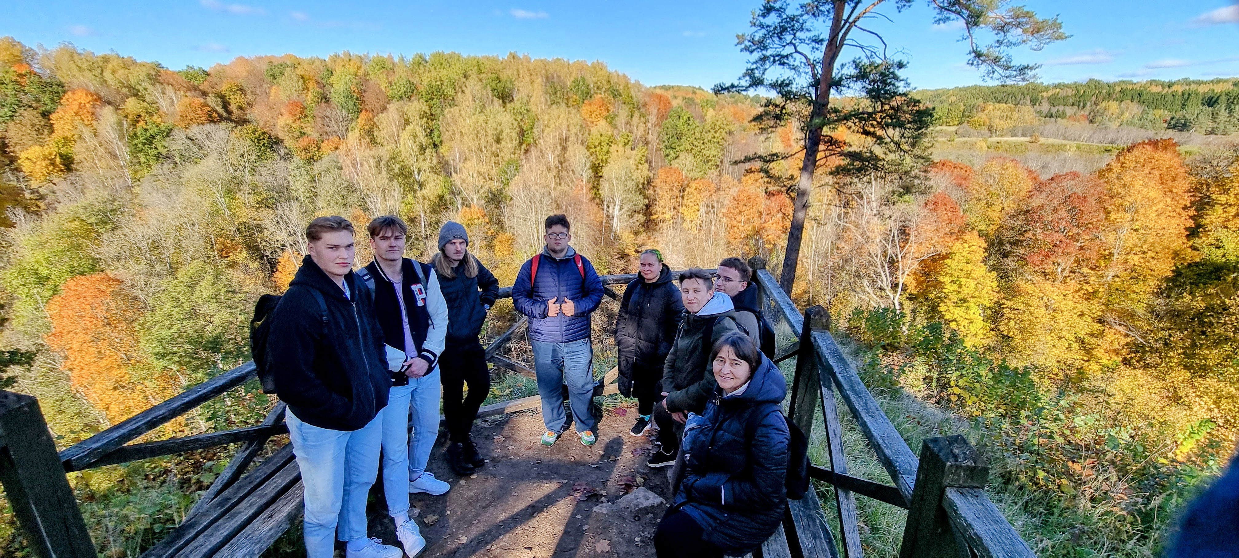 LIK studentai lankėsi Neries regioniniame parke