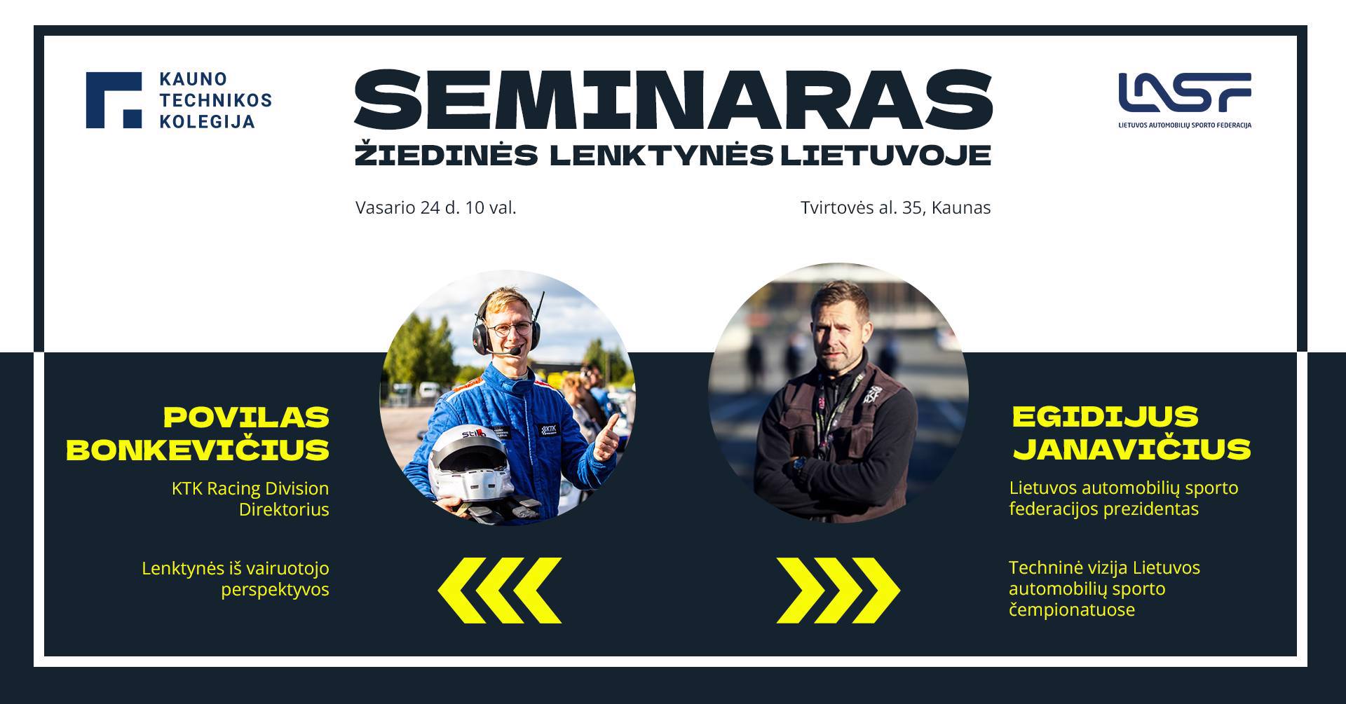 Seminaras „Žiedinės lenktynės Lietuvoje“